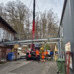 Beachhalle geht ins Tessin